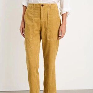 Alex Mill Neil Straight Leg Corduroy Pants, Women's, Sz 8 in Warm Wheat